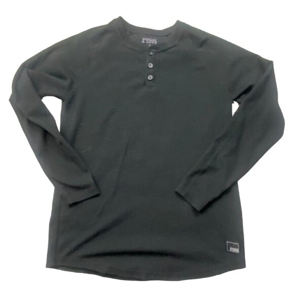 Seeded & Sewn Womens Waffle Knit Thermal Shirt-Black-Size Medium-GUC - Picture 1 of 5